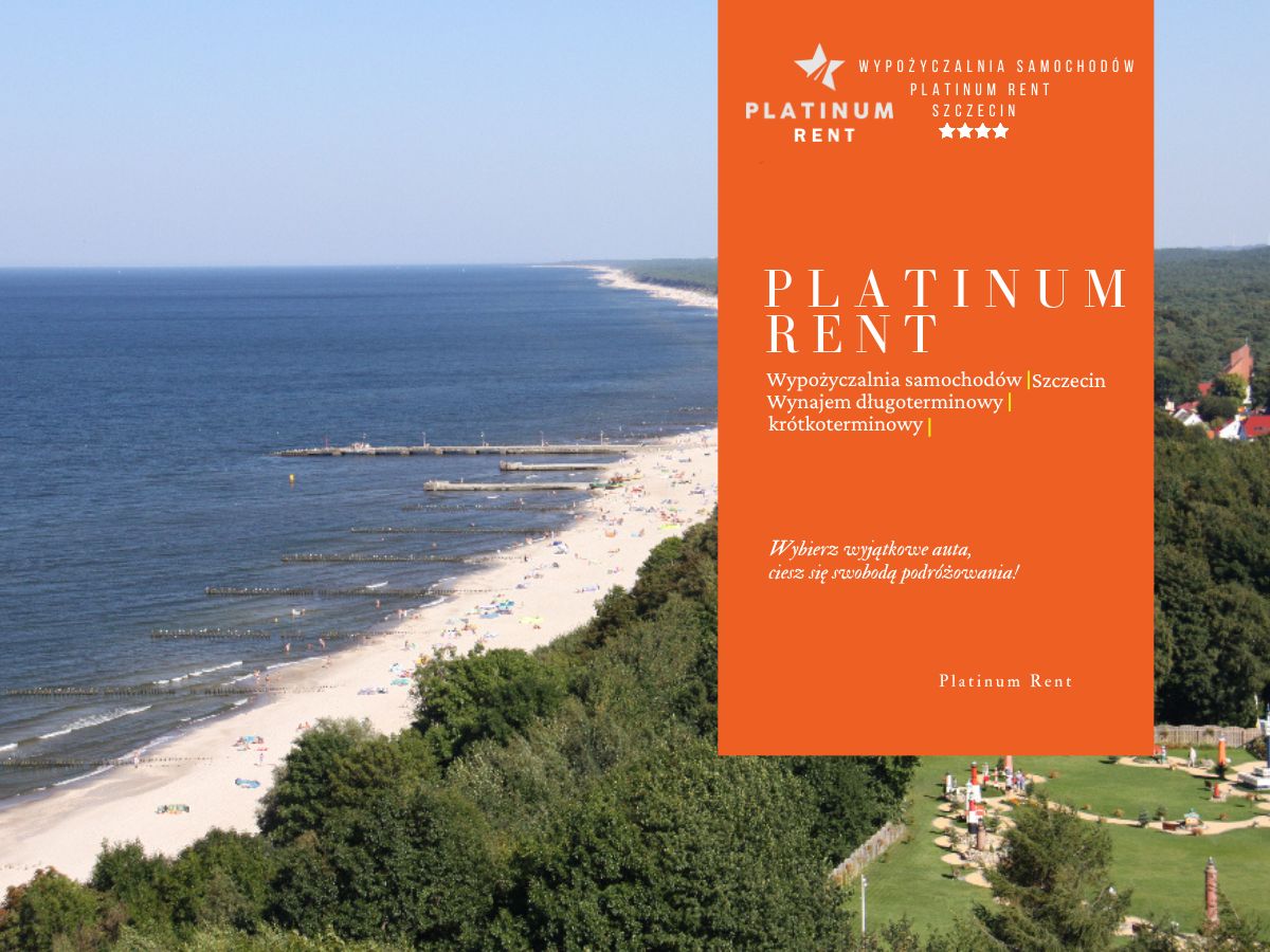 Wypożyczalnia samochodów z podstawowym ubezpieczeniem AC/OC/Assistance przy plaży w Szczecinie.